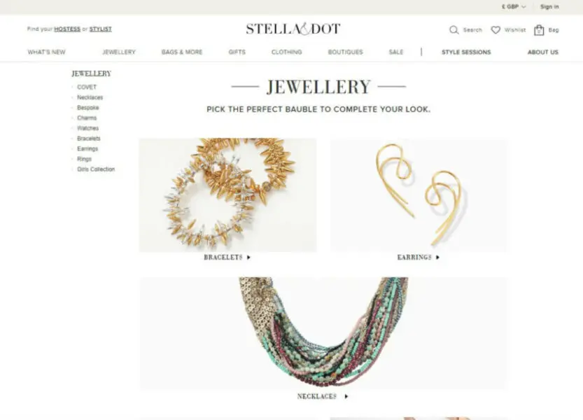 US jewellery retailer Stella & Dot