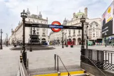 Empty London street