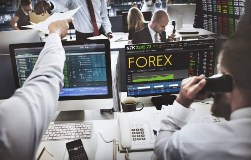 Stock Exchange Trading Forex Finance Graphic Concept