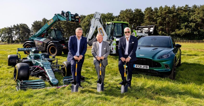 Aston Martin groundbreaking