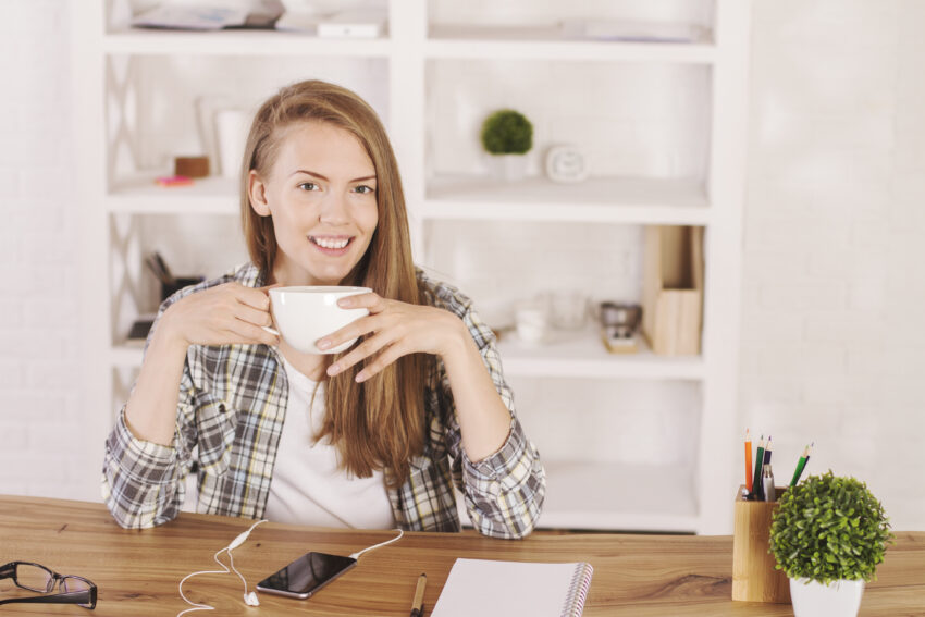 Drinking Coffee